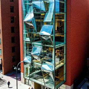 Origami Glass Cascade