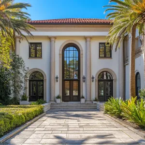 Chic Chateau Bathed in Sunlight