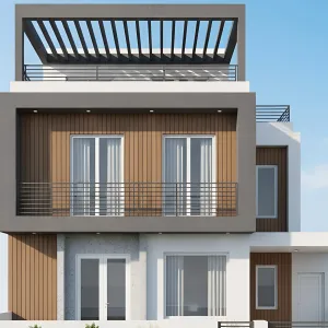 Contemporary Three-Story Marvel