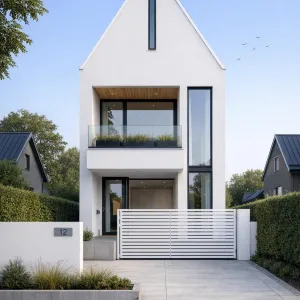 Nordic Lantern Gable Street Home