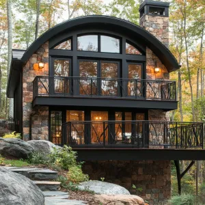 Forest Cabin with a Modern Twist