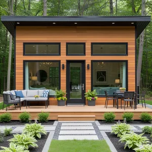 Modern Chic Forest Retreat