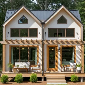 Chic Chickadee Chalet with Double Gables