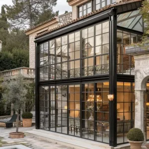 Spanish Villa, Glass and Metal Annex
