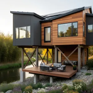 Architectural Splendor on Elevated Piers
