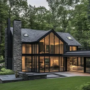 Suburban Glass Retreat