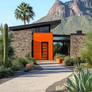 Bold Citrus Oasis in the Desert