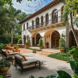 Archway Allure Among Orange Glory