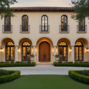 Mediterranean Splendor with Arched Delight