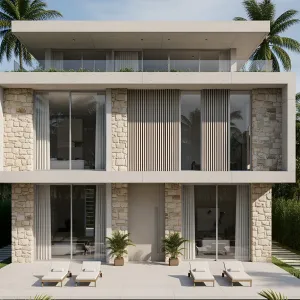 Stylish Stone Sanctuary: A Modern Marvel