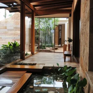 Tranquil Mirage: A Hidden Pondscape