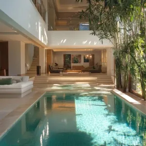 Indoor-outdoor Infinity Pool