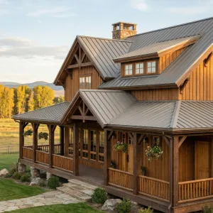 Rustic Meadow Veranda Homestead