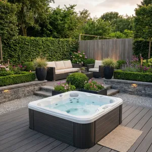 Backyard Garden Jacuzzi Living Room
