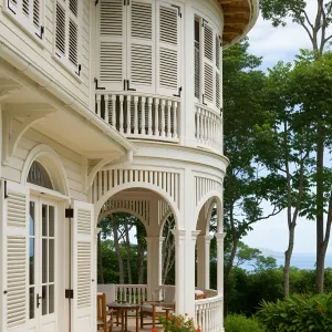 Colonial Curves in Tropical Paradise