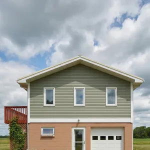 Prairie Edge Simple Gable Homestead