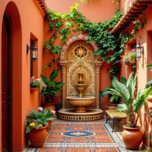 Whimsical Fountain Fiesta