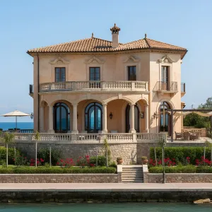 Seaside Loggia With Balustrade Grace
