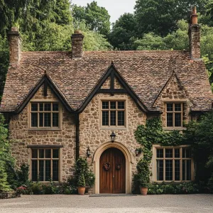 Quaint Stone Cottage with Ivy Embrace
