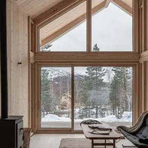 Scandinavian Minimalist Timber Cabin