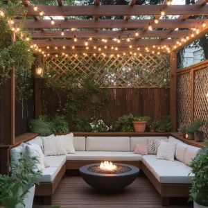Firelight Haven: A Warm Backyard Cove