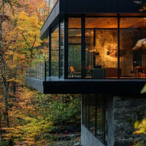 Glass-clad Eco-lodge