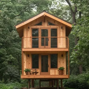 Two-Story Timber Paradise
