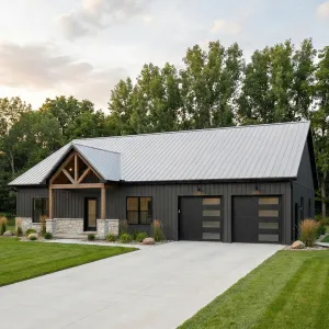 Charcoal Gable Barndo Hideaway