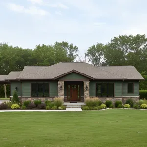 Mosswood Ranch With Stone Accents