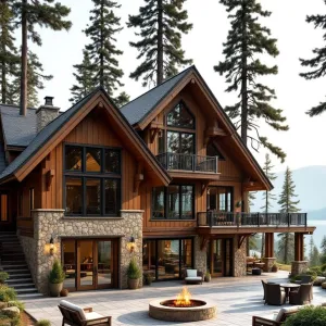 Alpine Oasis with a Fiery Heart