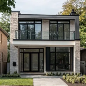 Sophisticated Suburban Stone Stunner