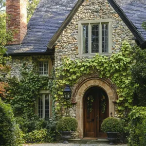 Charming Stone Cottage with Ivy Embrace