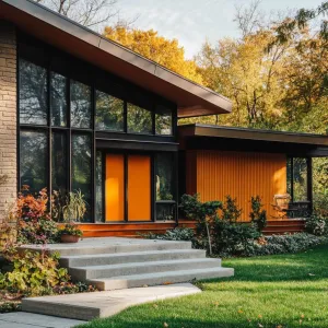 Vibrant Vintage Vibe: 70s Architectural Delight