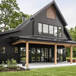 Sleek Shadows: The Modern Barnhouse
