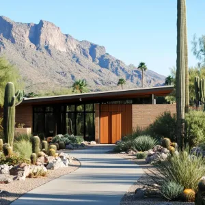 Cactus-Clad Mid-Century Desert Dwelling