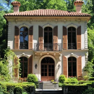 Charming French Villa with Rustic Elegance