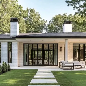 A Sleek Pavilion in the Verdant Haven