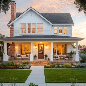 Colonial Charmer with Sunrise Splendor