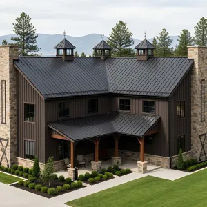Majestic Barn Retreat With Panoramic Views
