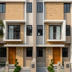 Twin Peaks of Modernity: The Daring Duo of Row House Design