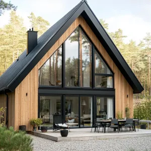 Stunning Nordic House in the Forest