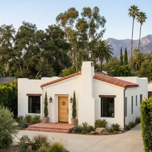 Mountainview Warm Stucco Spanish Home