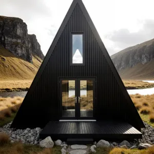 Minimalist A-Frame Paradise by Rugged Cliffs