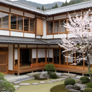 A Zen Oasis with Blossoming Views