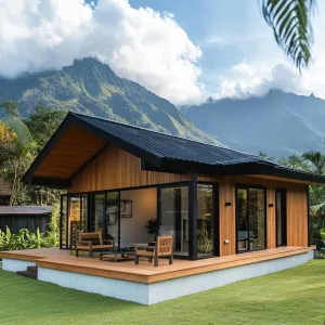 Chic Harmony Meets Mountain Majesty