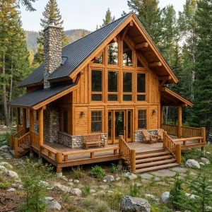 Mountain View Cedar Cabin Haven