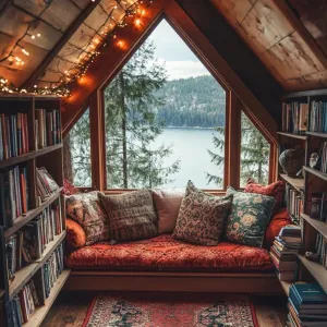 Whimsical Peak Retreat: Pages and Pines
