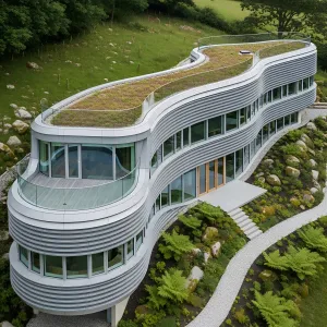 Wave-Swept Eco Domicile