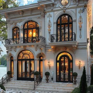 Gilded Glamour on the Lakeside