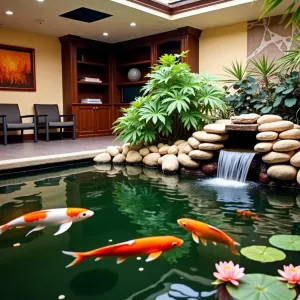 Aquatic Retreat: Koi Kingdom Indoors